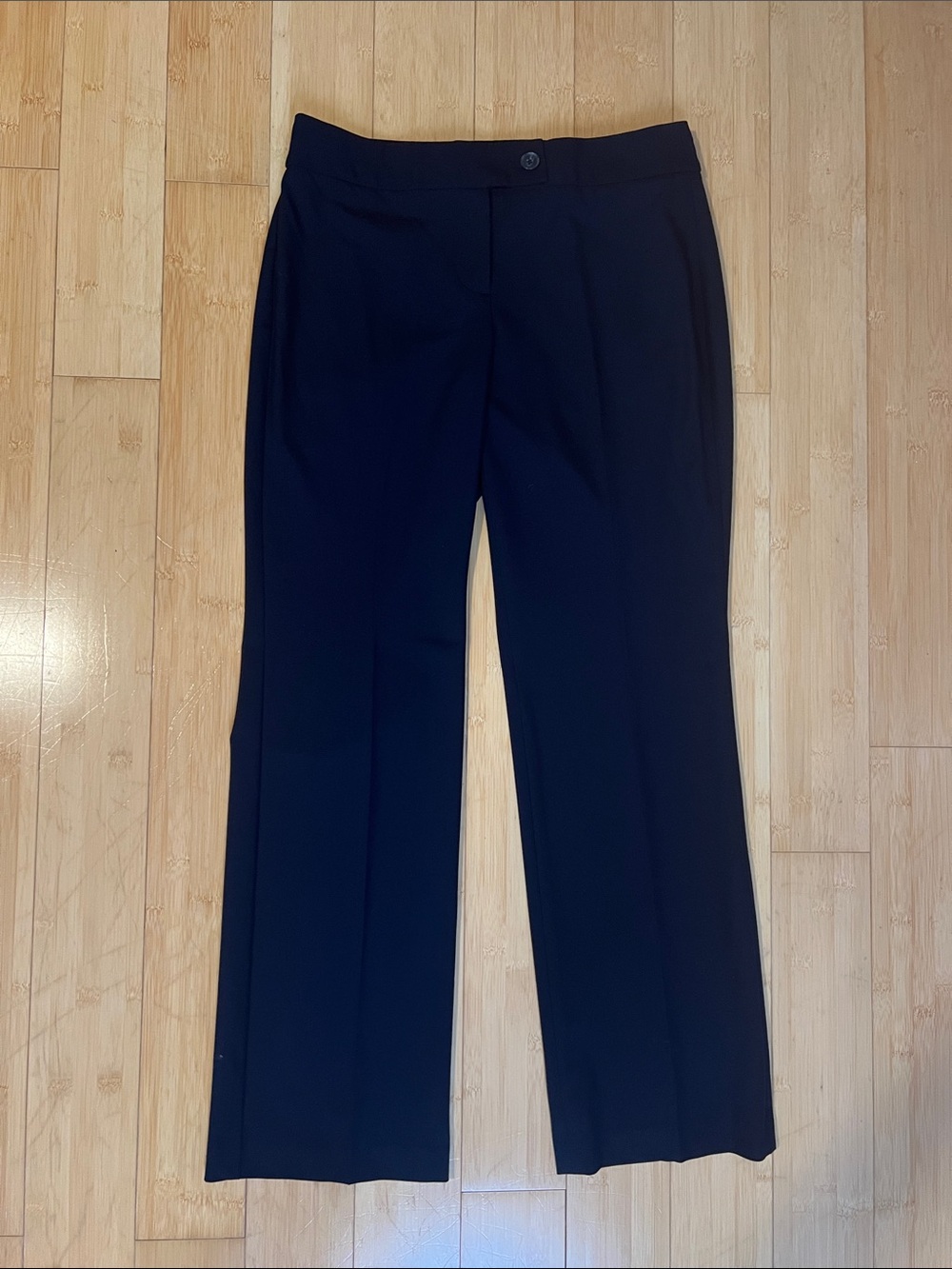 Talbots Women’s Navy Straight-Leg Dress Pants with Curvy Fit
